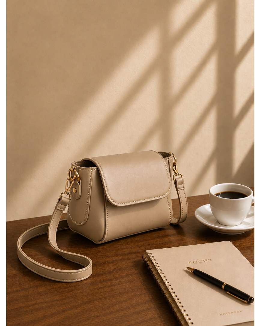Metro Chic - Crossbody - Beige