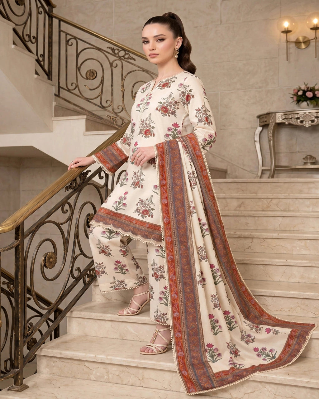 Printed - 3 Pc Lawn Suit