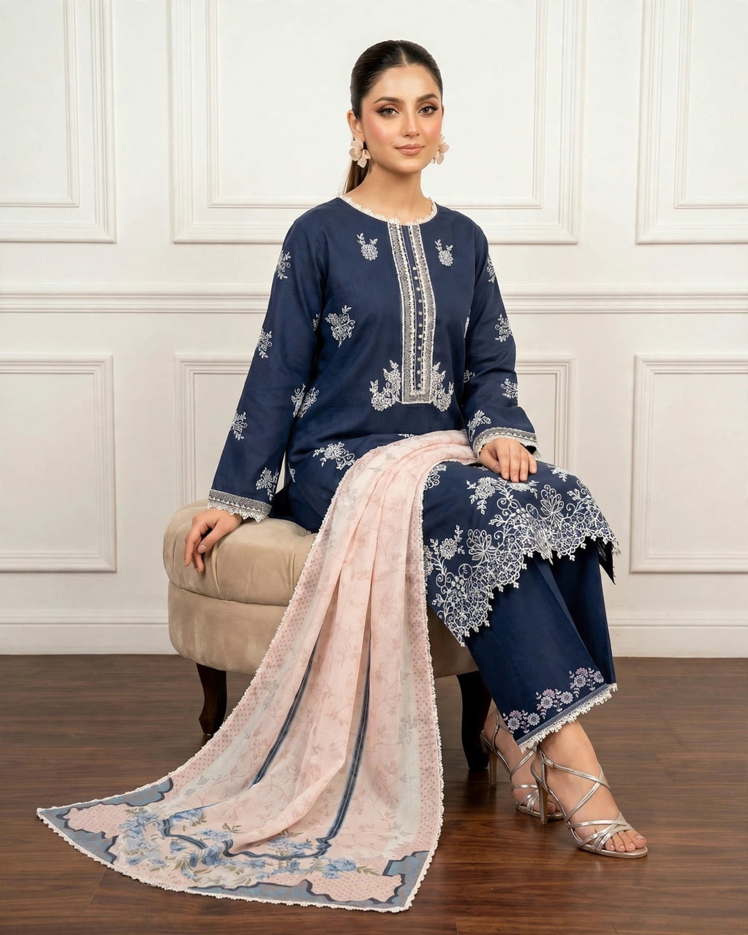 EMBROIDERED - 3 PC LAWN SUIT