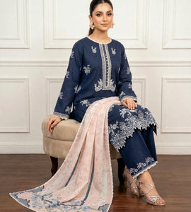 EMBROIDERED - 3 PC LAWN SUIT