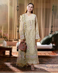Elegant Pastel Lemon Embroidered 3pc Lawn Suit – Premium Summer Collection